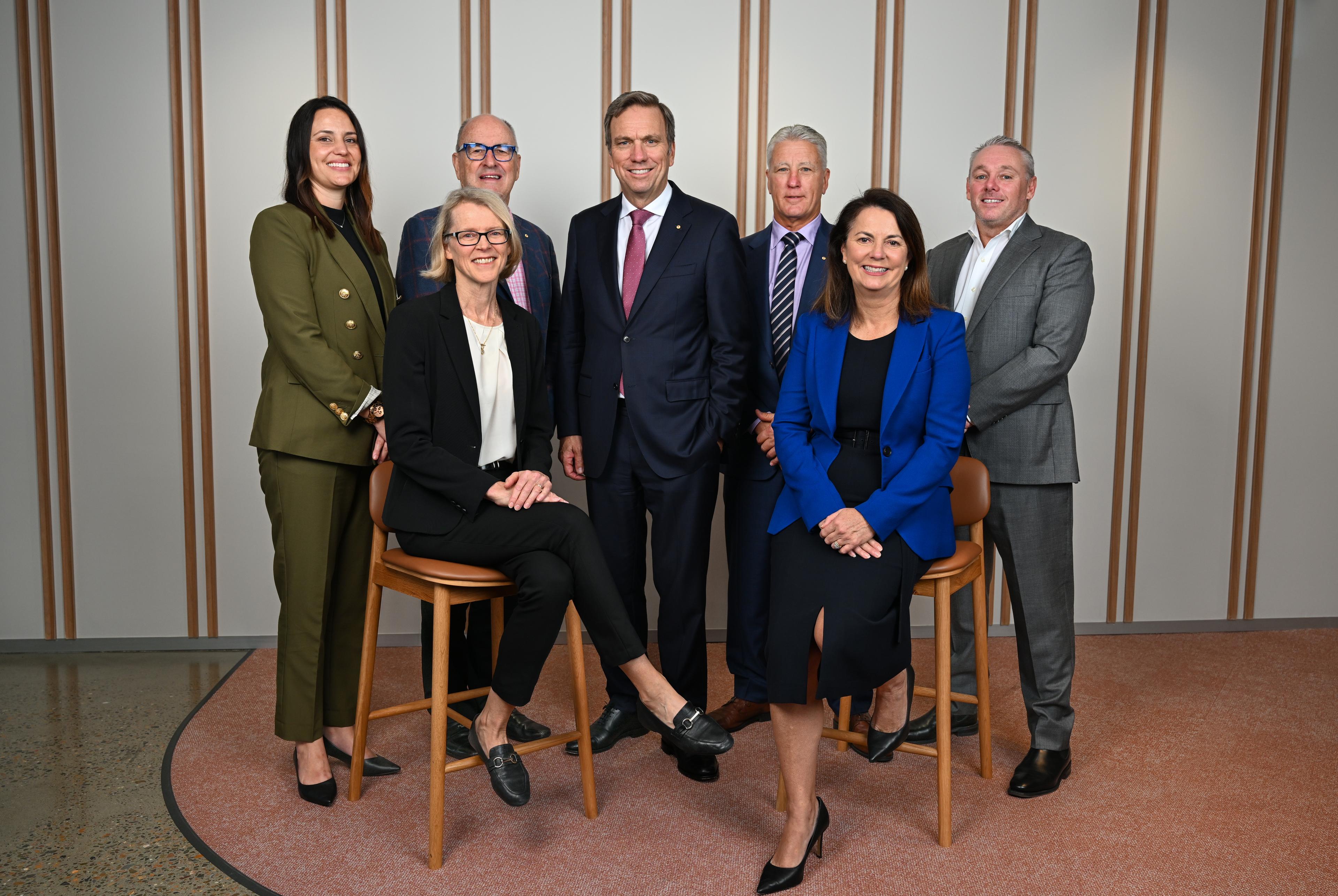 GIICA's seven person board
